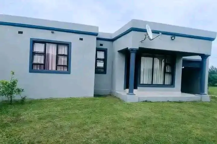 Completed single-storey residence exterior